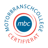 Motorbranschcollege certifikat badge