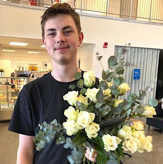 Marcus Nedin, länsbäst i Transportföretagens yrkesprov