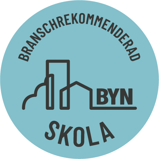 BYN Branschrekommenderad skola Utmärkelse från BYN